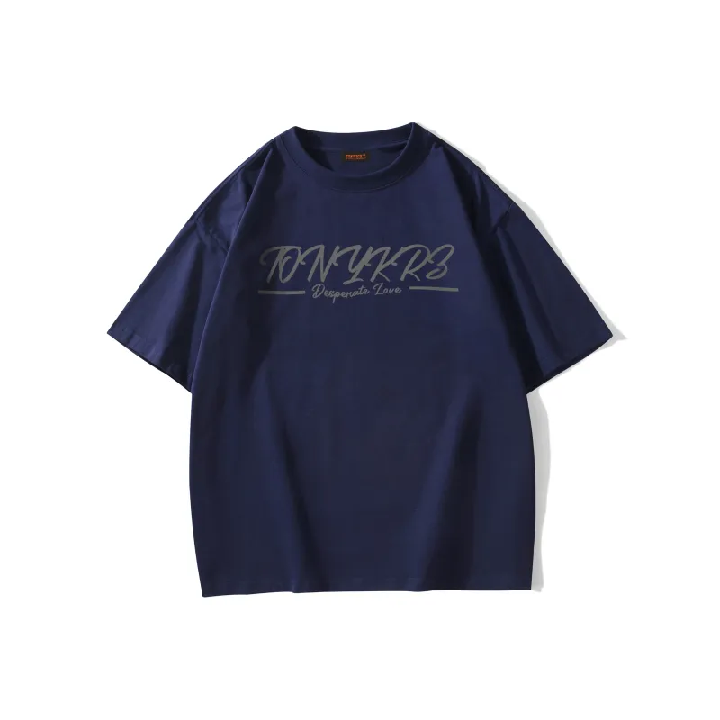 TONYKRZ T Shirts Unisex Navy Blue-1