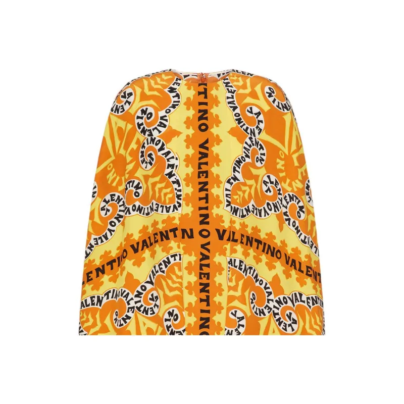 Valentino Long Sleeved Dress Women's Yellow-4