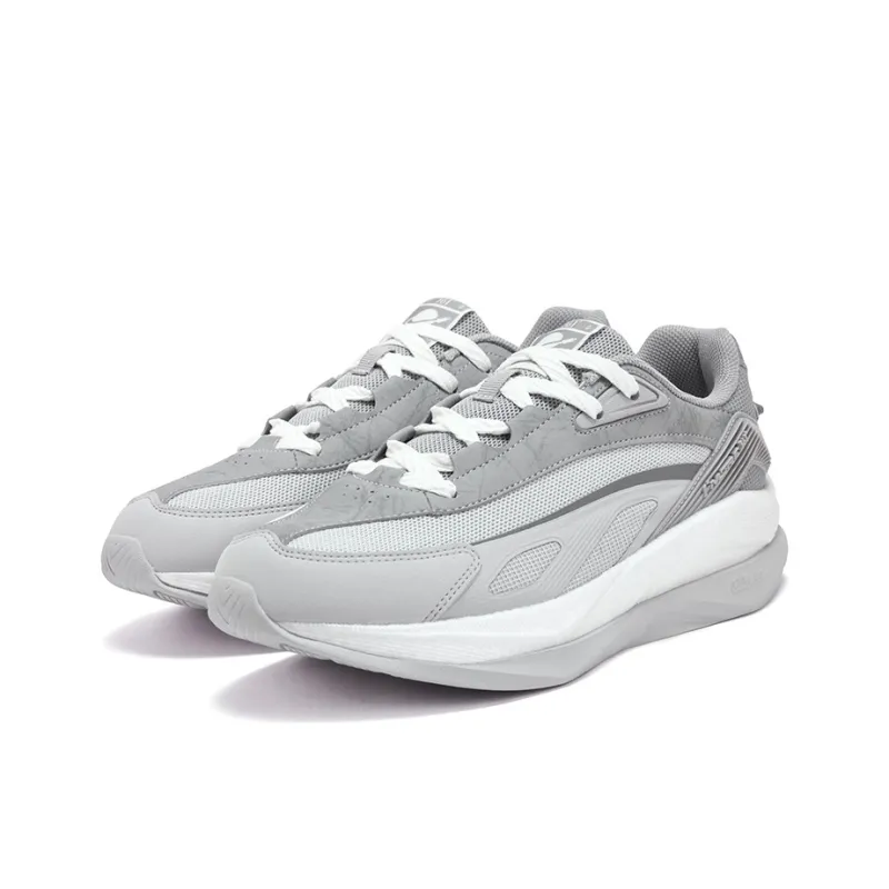361° Spaceship Anti Slip Wear Resistant Low Top Casual Shoes Men's Photon Gray-2