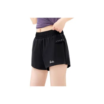 Barbie Sports Shorts Women's Trendy Black
