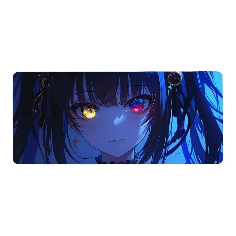 DANYIN Kurumi Tokisaki Extra Large Esports Computer Table Mats Anime Keyboard Pad Mouse Pads-7