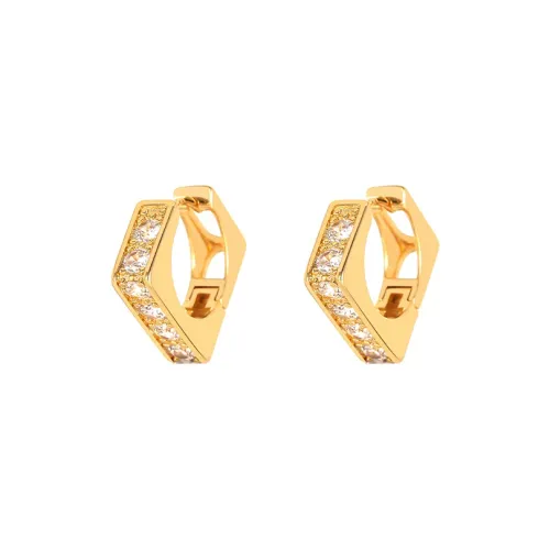 WAW Gold Plated Copper Earrings Women's