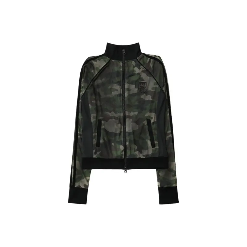 Badblood Jackets Women's Green Camouflage-0