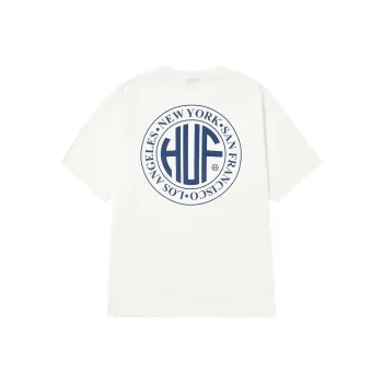 HUF T Shirts Unisex White