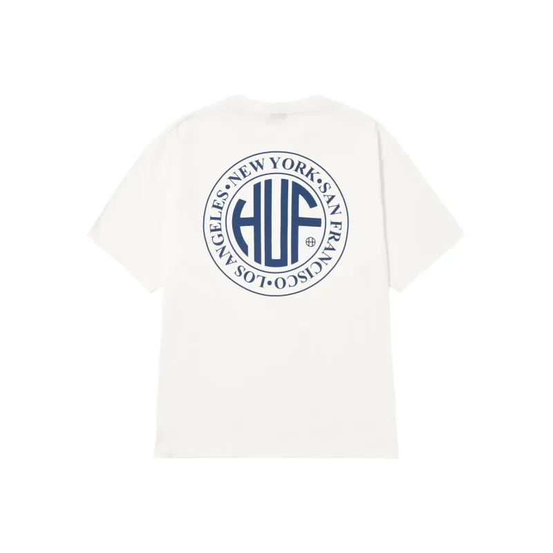HUF T Shirts Unisex White-0