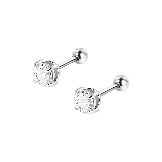 Daisy Dream Titanium Steel Stud Earrings Unisex-0