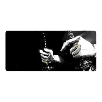 DANYIN Black White Anime Extra Large Minimalist Style Premium Desk Mat For Anime Esports Office, Washable Mouse Pads