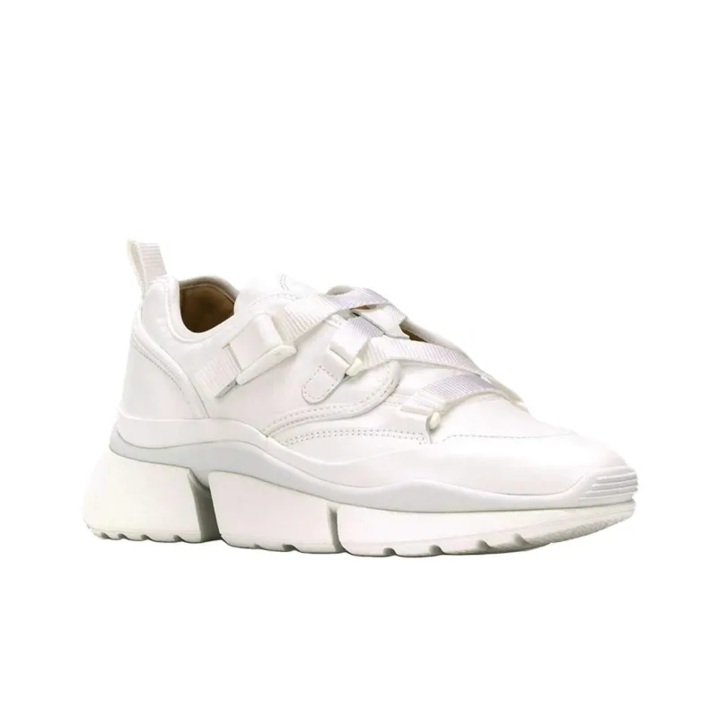 Chloe Low Top Casual Shoes Women's White-1