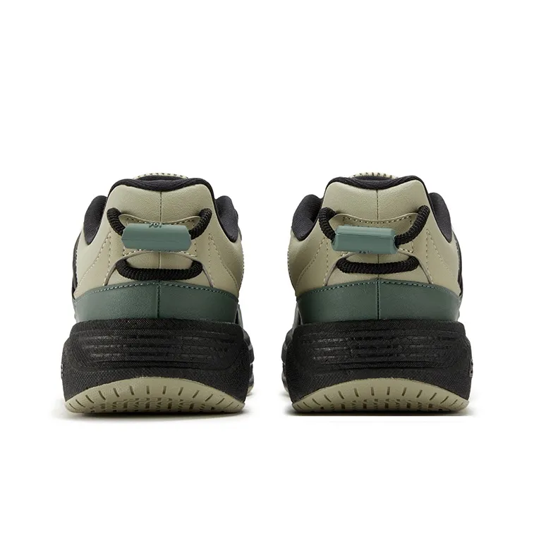 361° Rowing Boat Anti Slip Wear Resistant Low Top Skateboard Shoes Men's Tea Stem Green-3