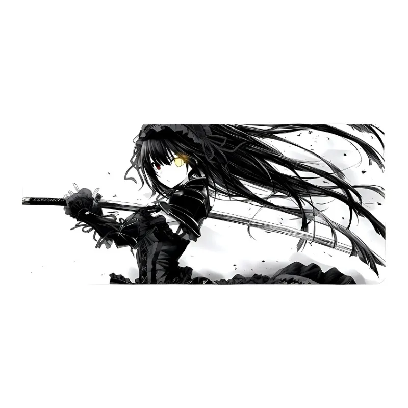 DANYIN Kurumi Tokisaki Extra Large Esports Computer Table Mats Anime Keyboard Pad Mouse Pads-22