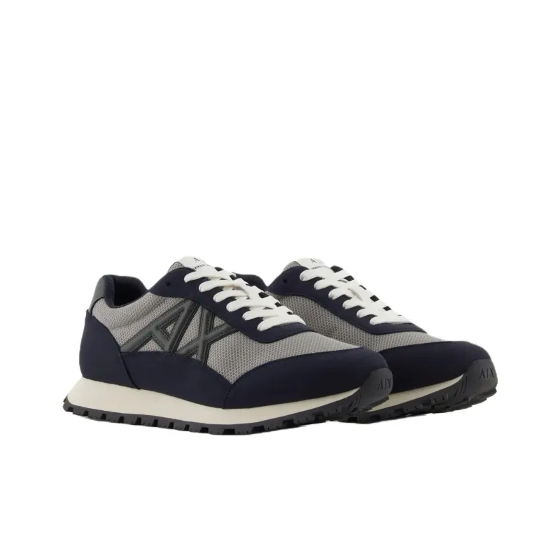 ARMANI EXCHANGEAE Low Top Casual Shoes Men's Dark Blue-2