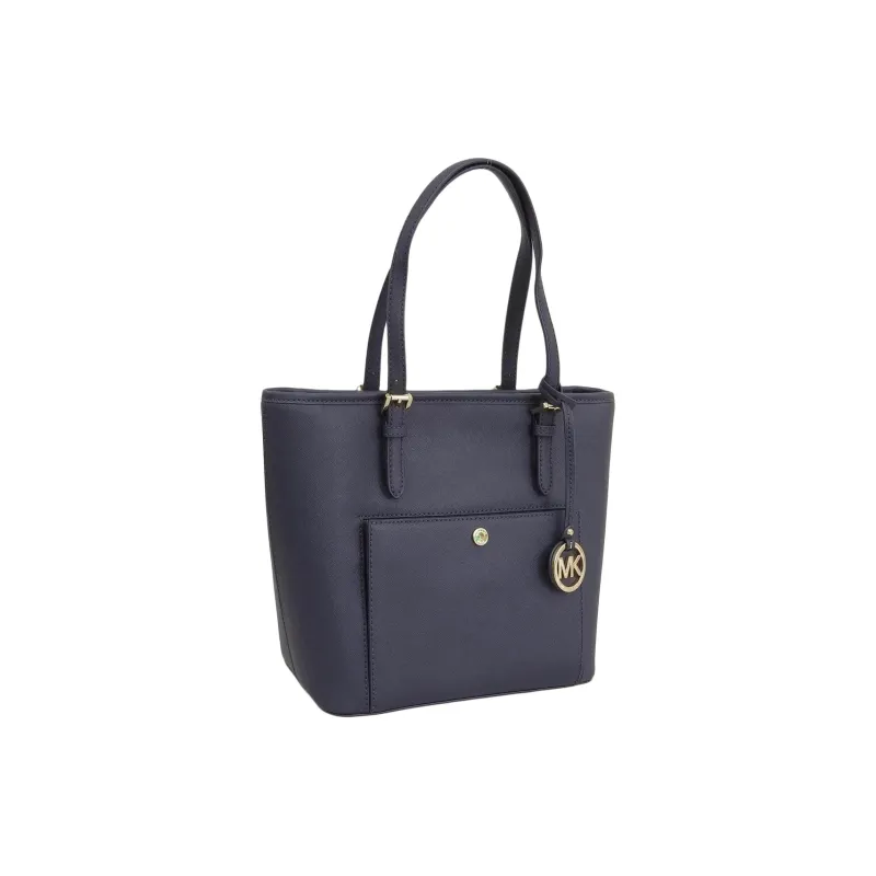 MICHAEL KORS Leather Handbag Women's Dark Blue-1