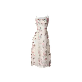 GUOZHEN Slip Dresses Women's Multicolor
