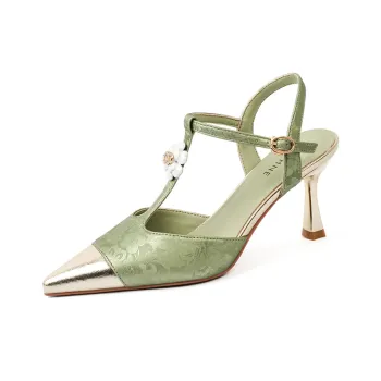 DAPHNE High Heels Women's Black/Green/Nude