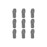 Black White Plaid[9 Pack]