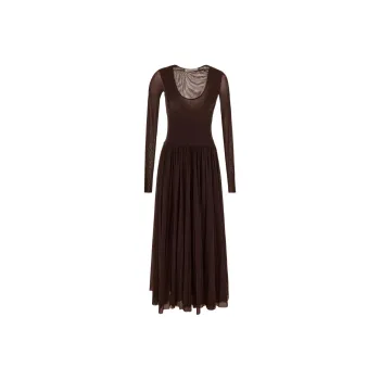 PHILOSOPHY DI LORENZO SERAFINI Long sleeve Maxi Dress