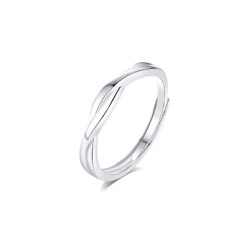 KUMET Sterling Silver Rings Unisex-5