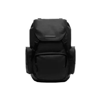 HORIZN STUDIOS Cotton Travel Backpack Unisex Black