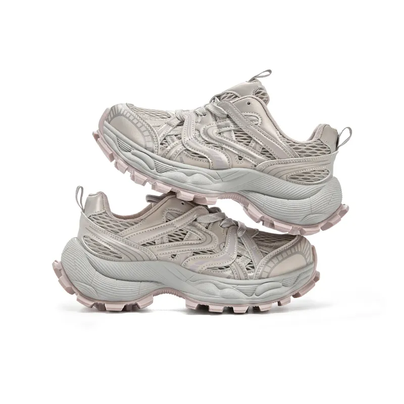 La Chapelle Low Top Chunky Sneakers Women's Pink-3