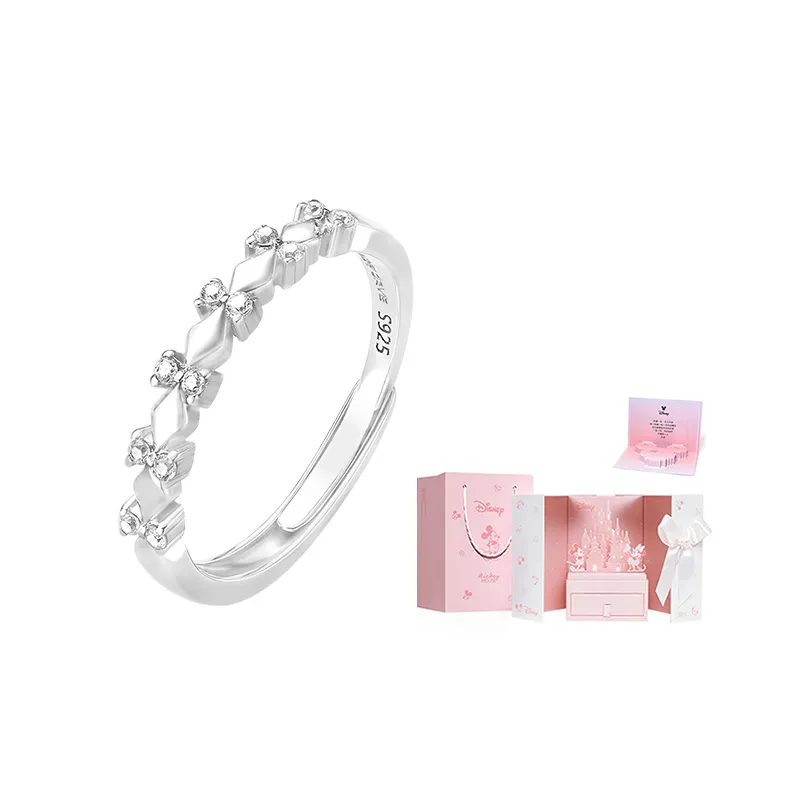 Disney S925 Silver Rings Women's Silver-6