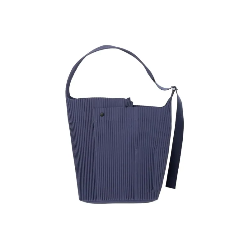 ISSEY MIYAKE Polyester Shoulder Bag, Crossbody Bag Men's Blue-0