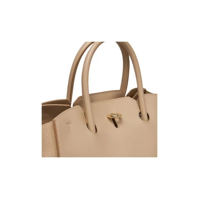 Furla Genuine Leather Tote Bag, Shopping Bag, Shoulder Bag, Handbag Medium Size Women's Light Umber-3