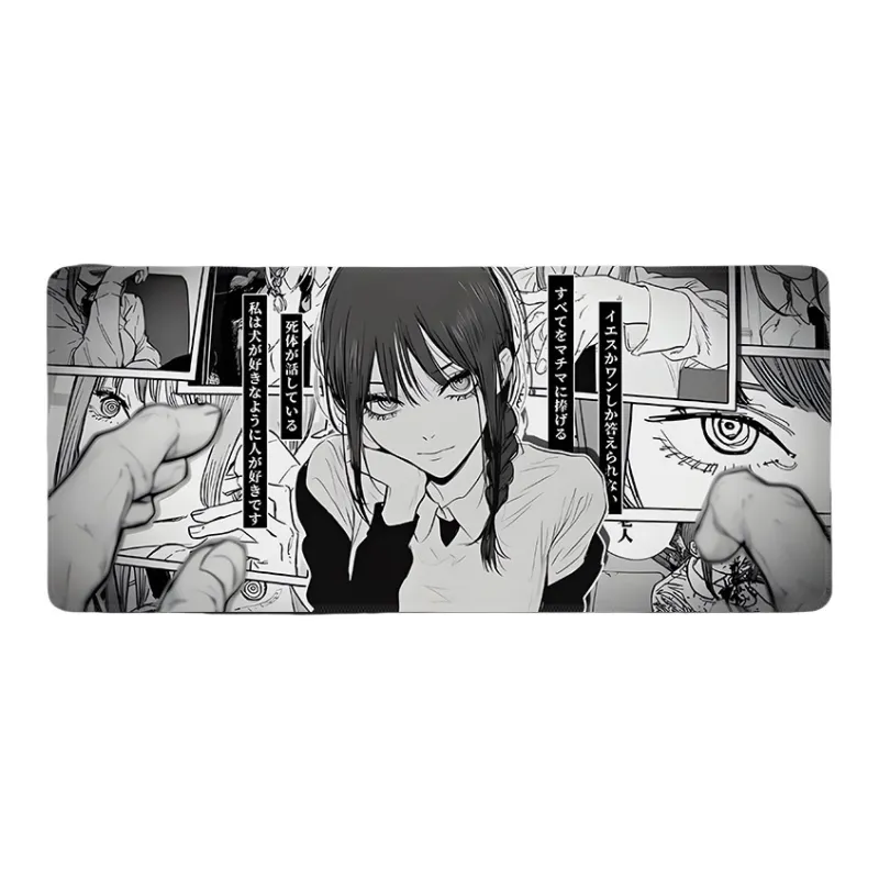 DANYIN Chainsaw Man Extra Large Esports Gaming Computer Table Pad Keyboard Pad Mouse Pads-17