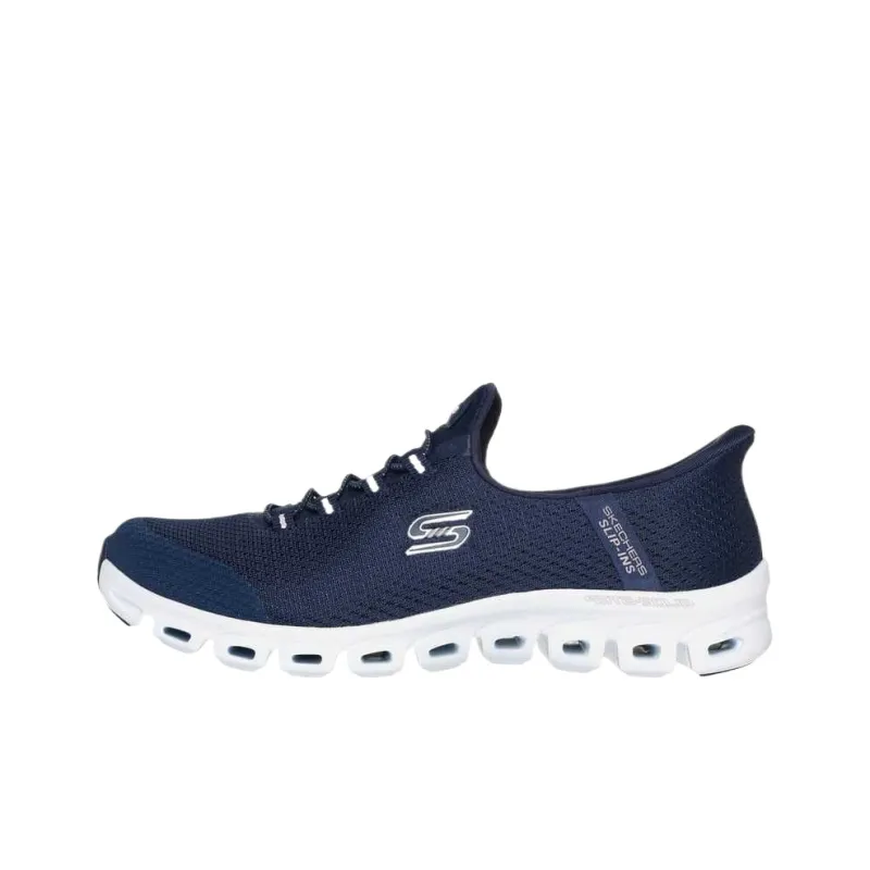 Skechers Glide Step Pursuit Low Top Casual Shoes Women's Navy Blue-0