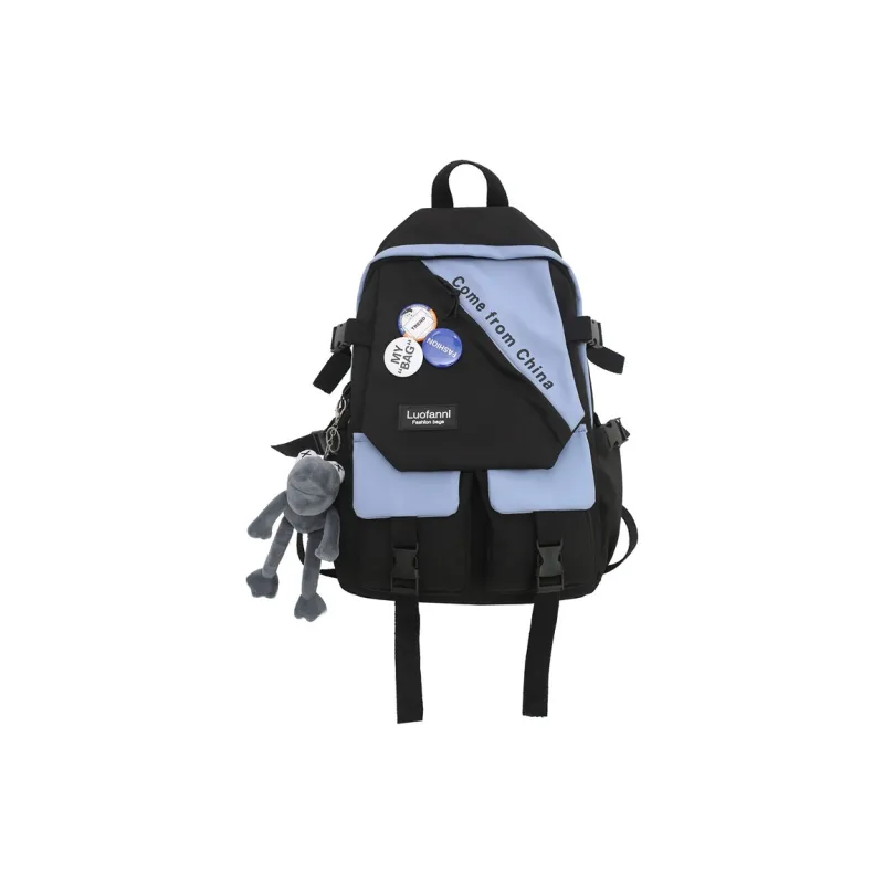 H YXIANG Nylon Backpack Regular Unisex Multicolor-2