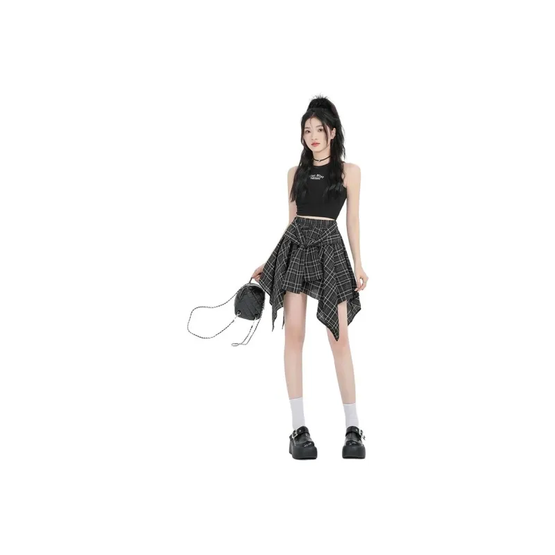 YINLEI Casual Short Skirts Women's-0