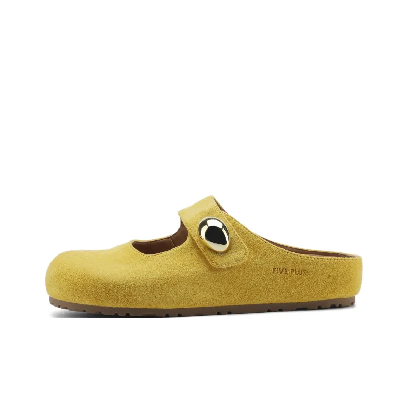 FIVE PLUS Abrasion Resistant Slip Resistant Closed Toe Slippers Women's-0