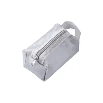 Yan Family Home Desktop Cosmetics Storage Bag Transparent Breathable Small Item Organizer Portable