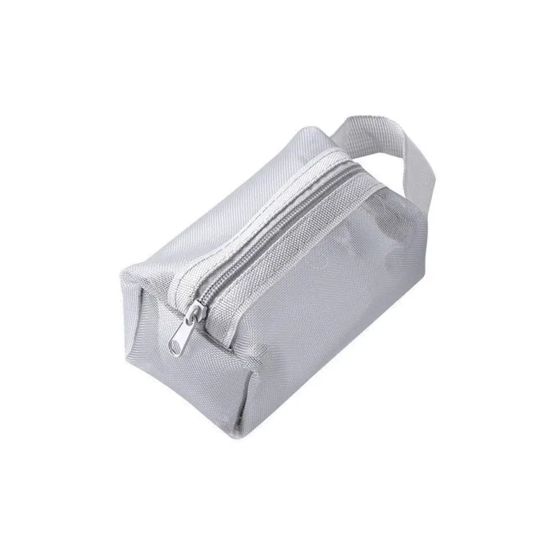 Yan Family Home Desktop Cosmetics Storage Bag Transparent Breathable Small Item Organizer Portable-0