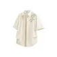 [Ice Silk Sun Protection]Apricot (Fp Fapai Seal on Left Shoulder)