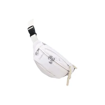 Warrior Nylon Fabric Fanny Pack Unisex Beige