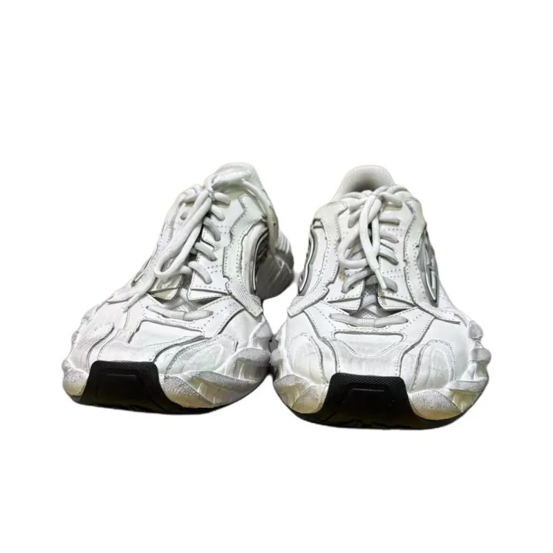 Balenciaga Monday Low Top Chunky Sneakers Men's White-2
