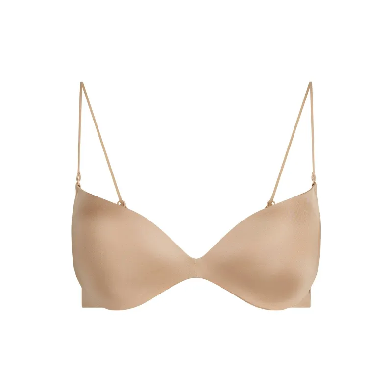 SKIMS SS25 WIRELESS FORM MICRO STRAP PLUNGE BRA Women's 1 Pack-0