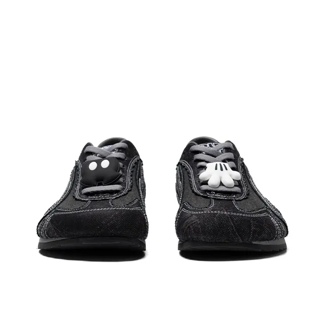 Disney x OLD ORDER Anti Slip Wear Resistant Low Top Casual Shoes Unisex Black Gray-1