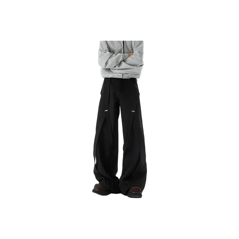 FA2LO Casual Pants Unisex Black-0