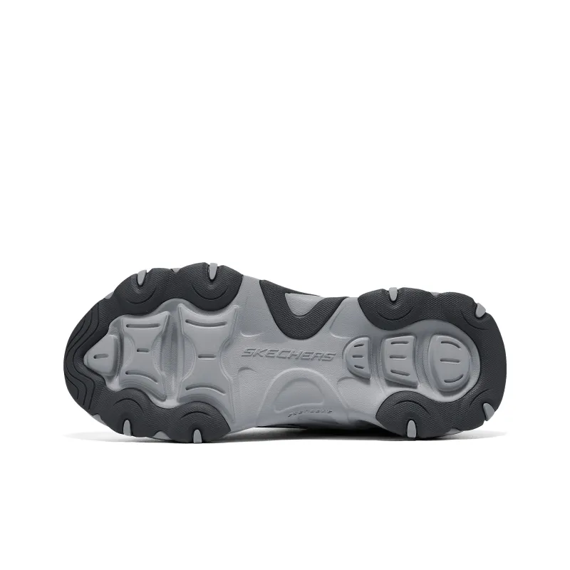 Skechers Anti-Slip Wear-Resistant Low-Top Chunky Sneakers Men's Light Gray-4