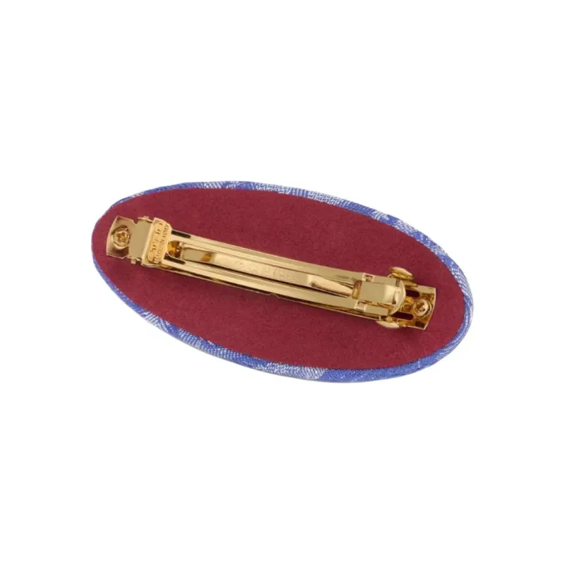 ETRO Zinc Alloy, Cotton, Linen, Polyester Hair Clips Women's Blue-1