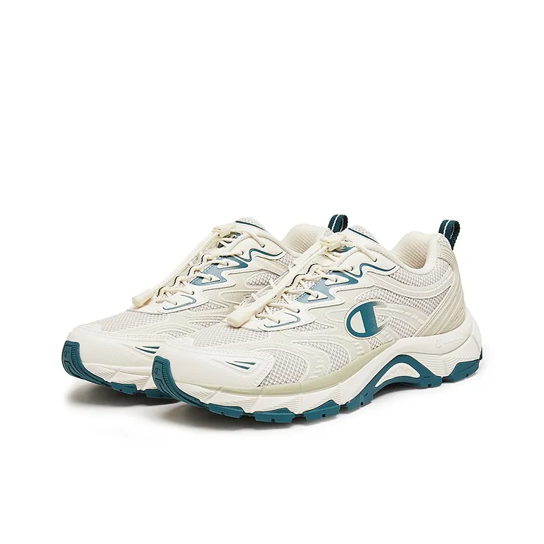 Champion Low Top Casual Shoes Women's Fir Green/Milk White-2