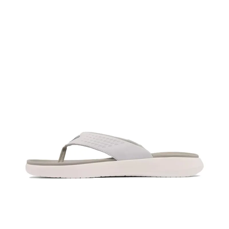 Columbia Slip Resistant Flip Flops Men's Silver Gray-0