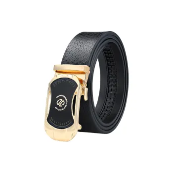 MILLIE'S Cow Split Leather Belts Men's Width 3.4cm