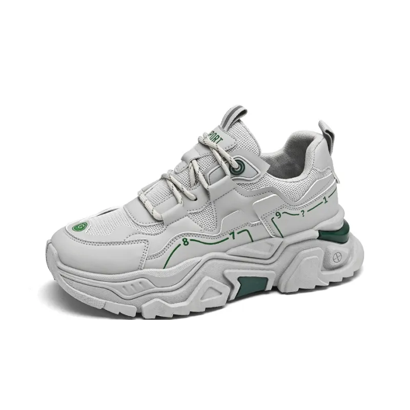 Dao Tu Sen Cushioning And Breathable Low Top Chunky Sneakers Men's-11