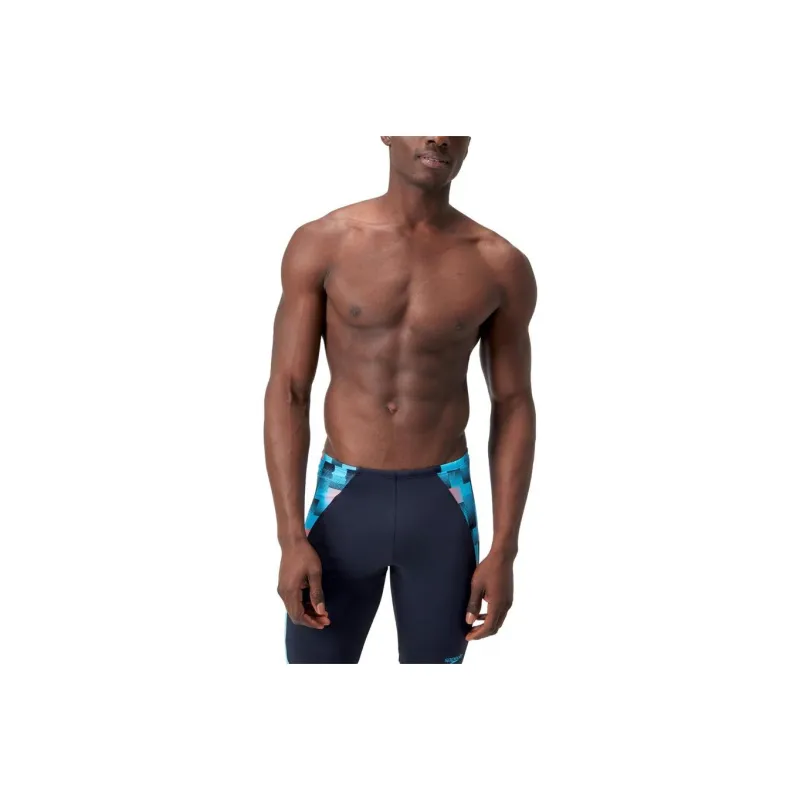 Speedo Endurance+ Max Splice Jammer Sports Shorts Men's Marine Blue-2