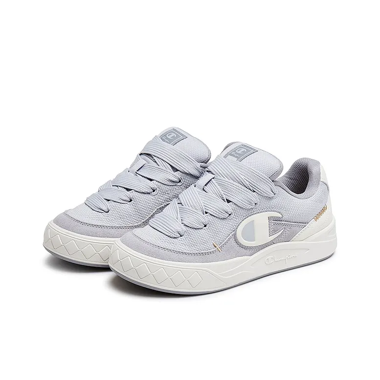 Champion Atomic Shoes Balance Low Top Skateboard Shoes Unisex Textured Gray/Alloy Gray-2