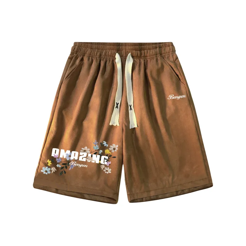 BENGEN Casual Shorts Unisex-8