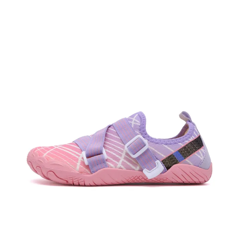 GESENLANG Slip Resistant Breathable Abrasion Resistant Low Top Casual Shoes Women's Pink-0