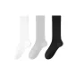 3 Pack (White+Silver Gray+Black)